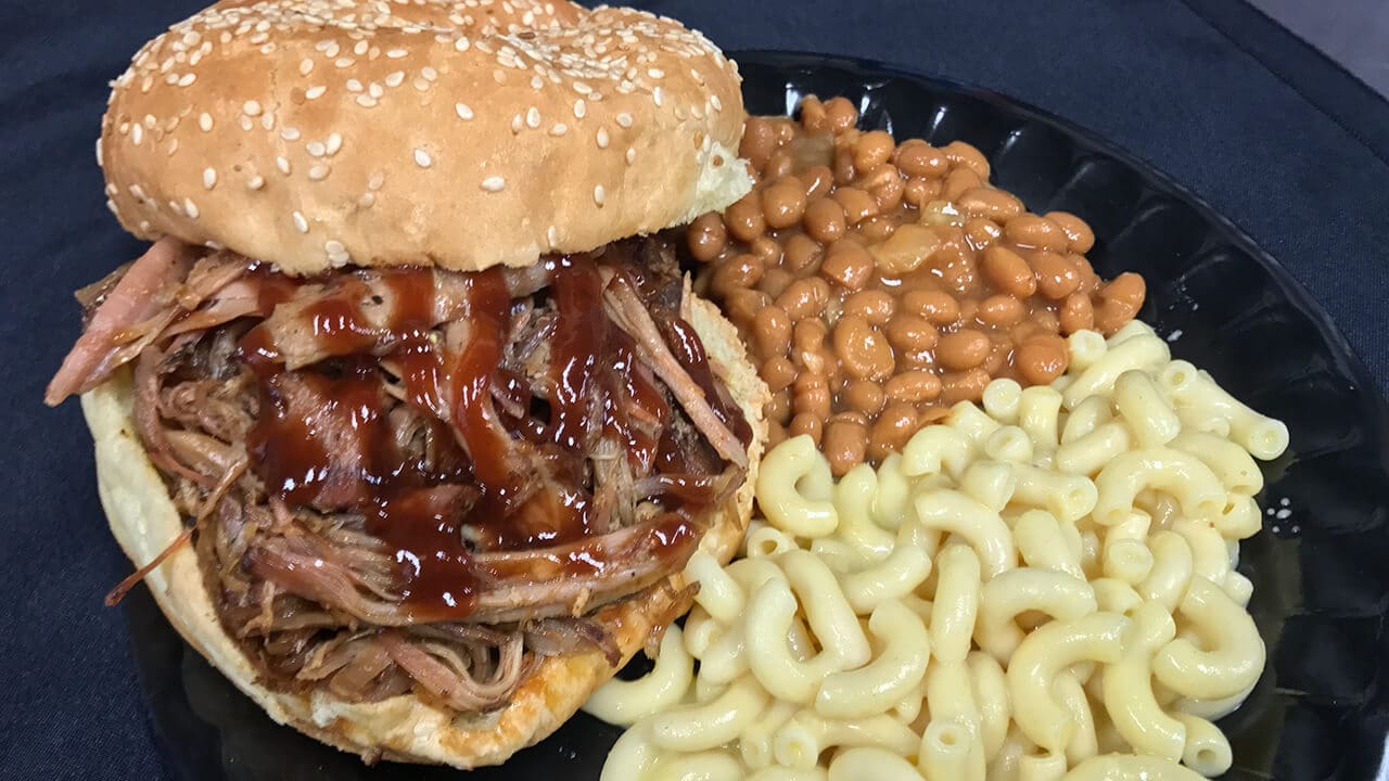 Smoked Pulled Pork Sandwich