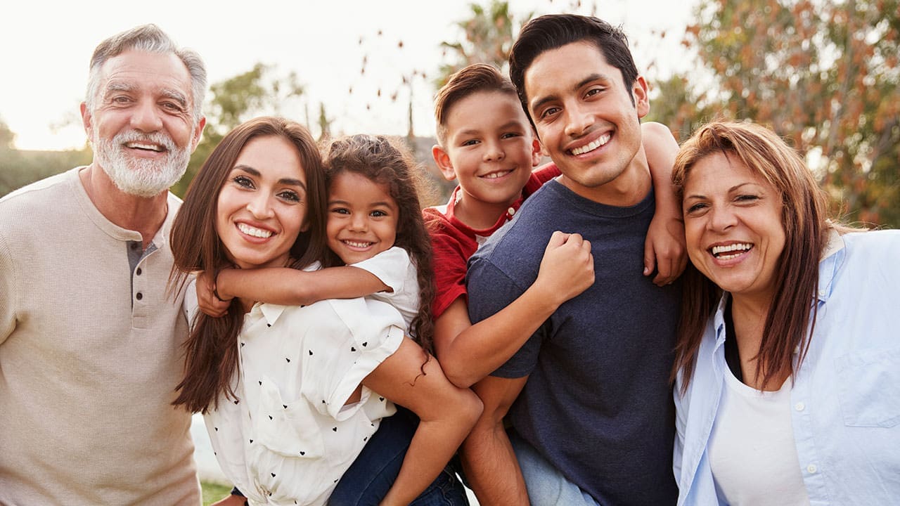 Family at the park