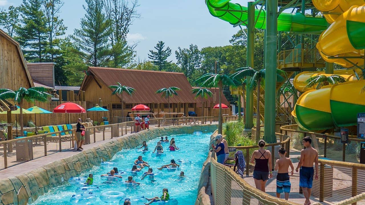 Castaway Island Tidal River at Canobie Lake Park