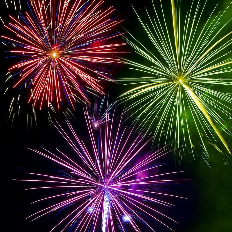 Fireworks at Canobie Lake Park