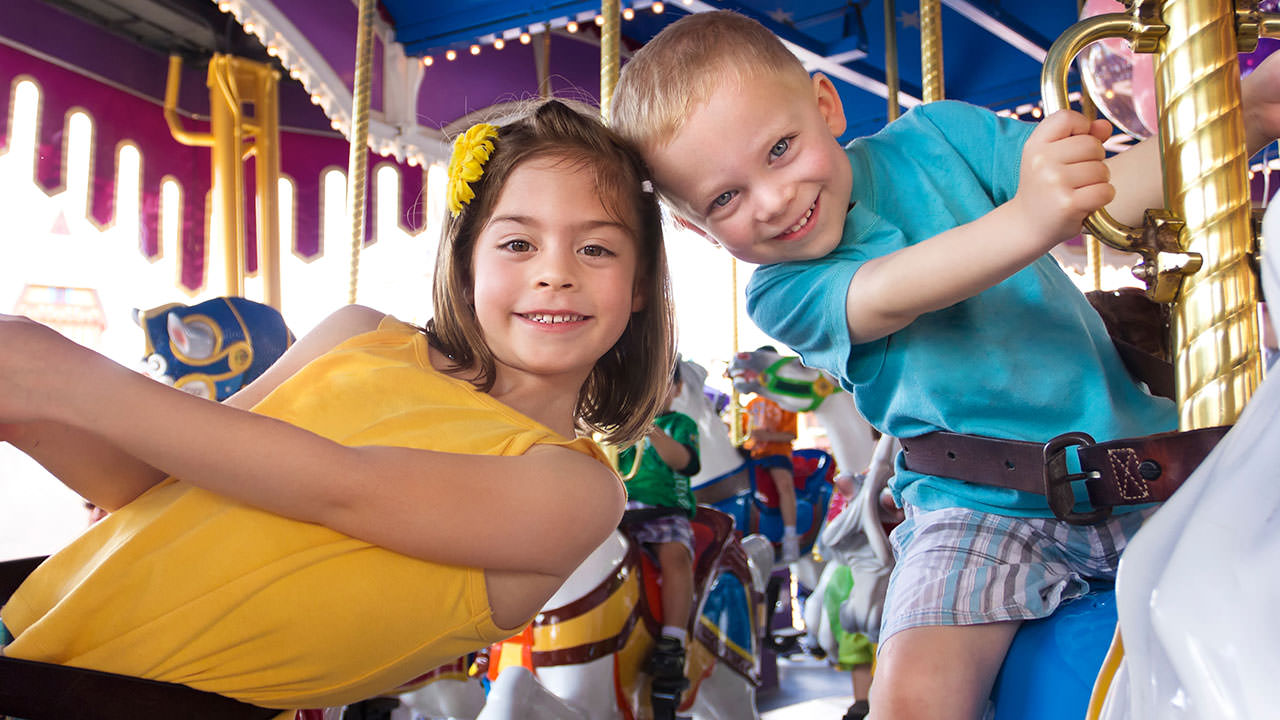 Kids On Carousel