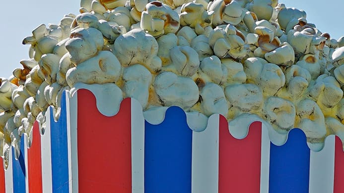 Popcorn Box food stand at Canobie Lake Park.