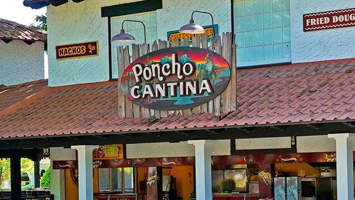 Poncho Cantina food stand at Canobie Lake Park.