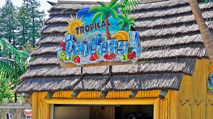 Tropical Chillers food venue at Canobie Lake Park.