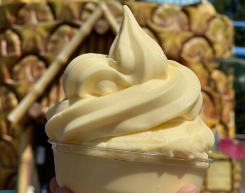 Pineapple Dole Whip Soft Serve